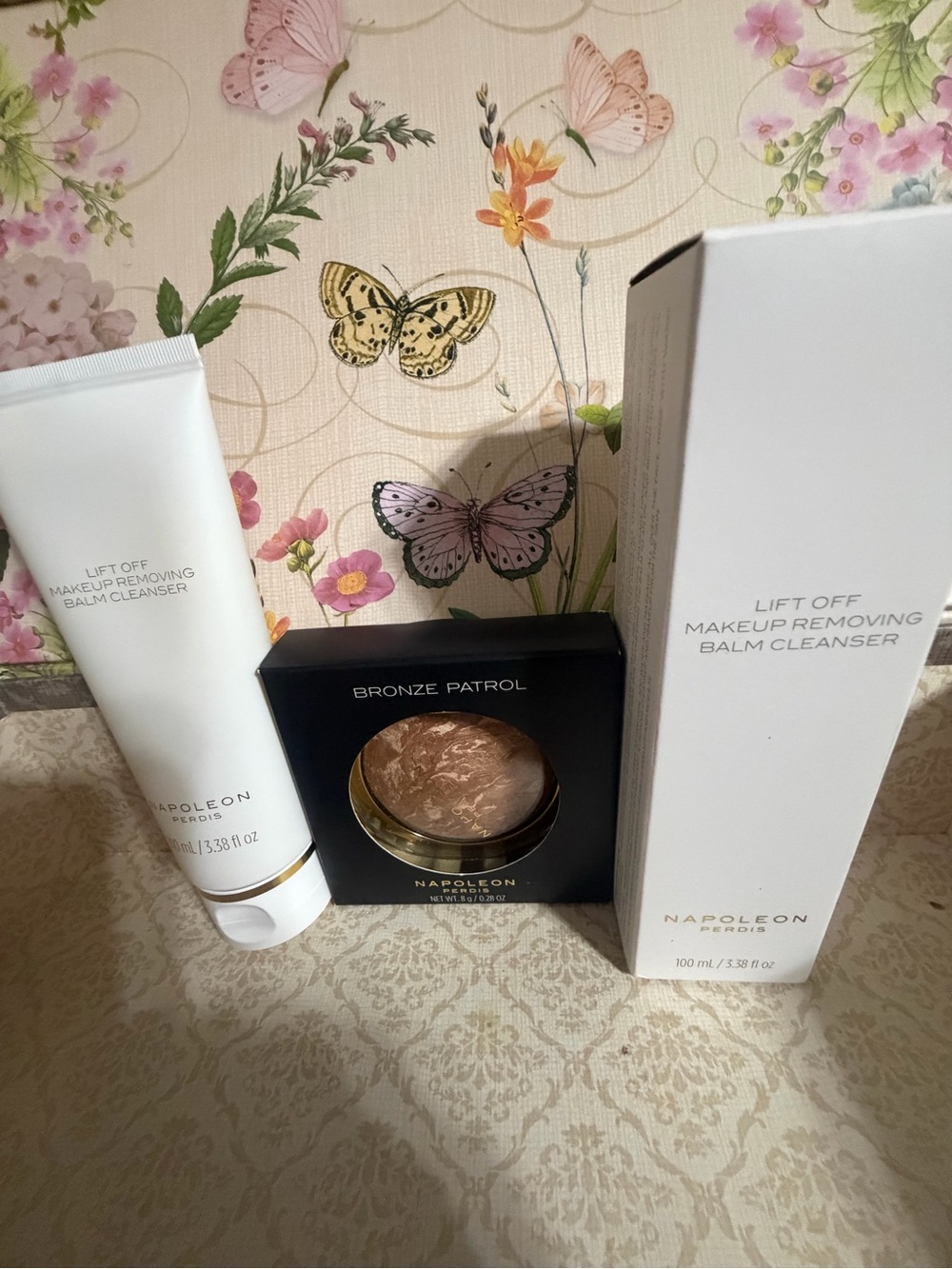 Napoleon Perdis Bronzer Patrol Baked  + Lift Off Makeup Removing Balm Cleanser